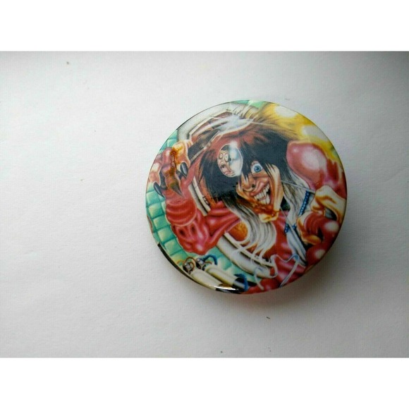 Motley Crue Dr. Feelgood Tour Vintage 1989 Badge Button Pin Pinback Heavy Metal - Picture 5 of 5